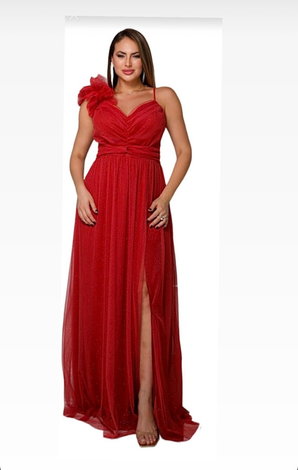 Brilho e Elegância em Vermelho