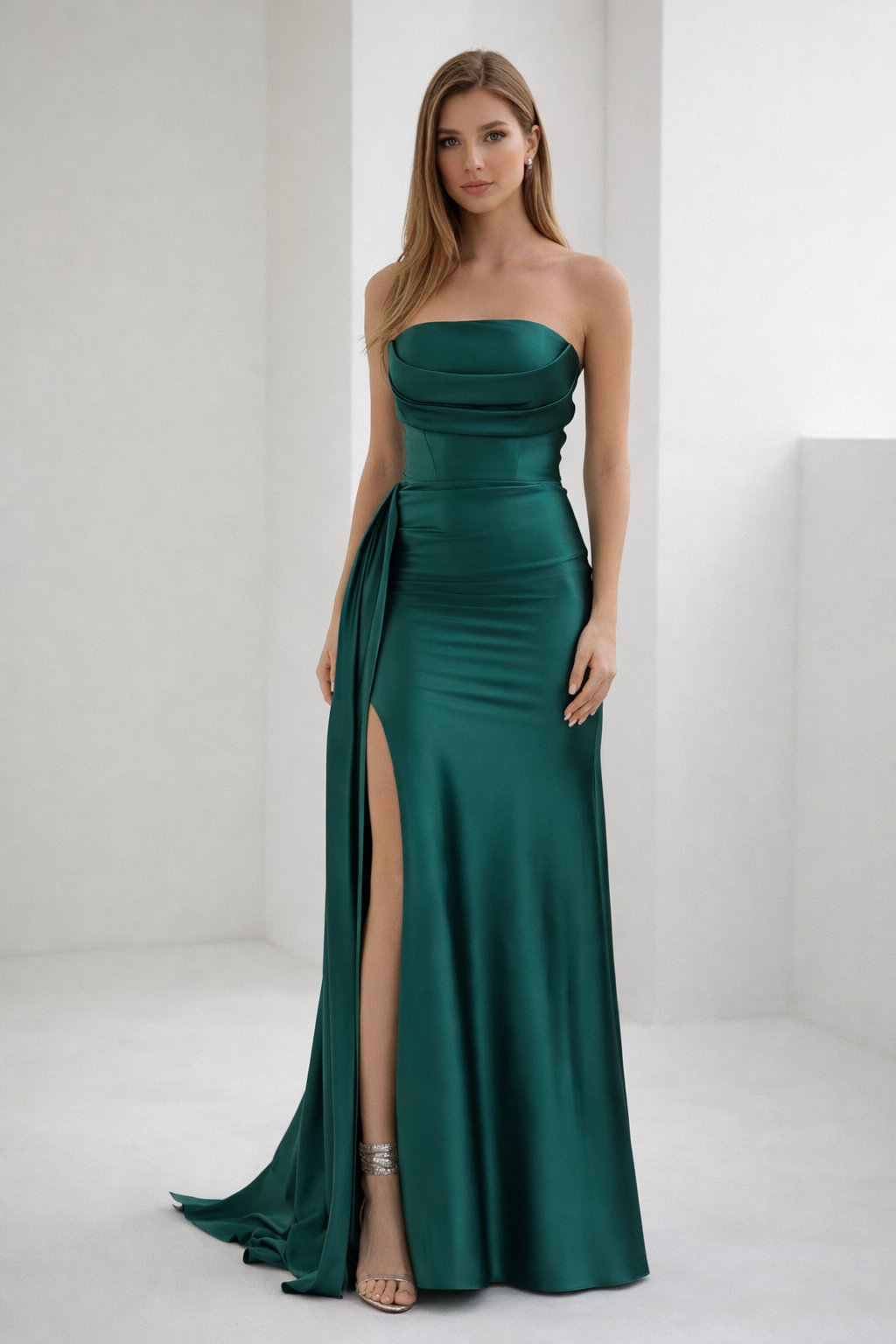 Elegância Verde Esmeralda