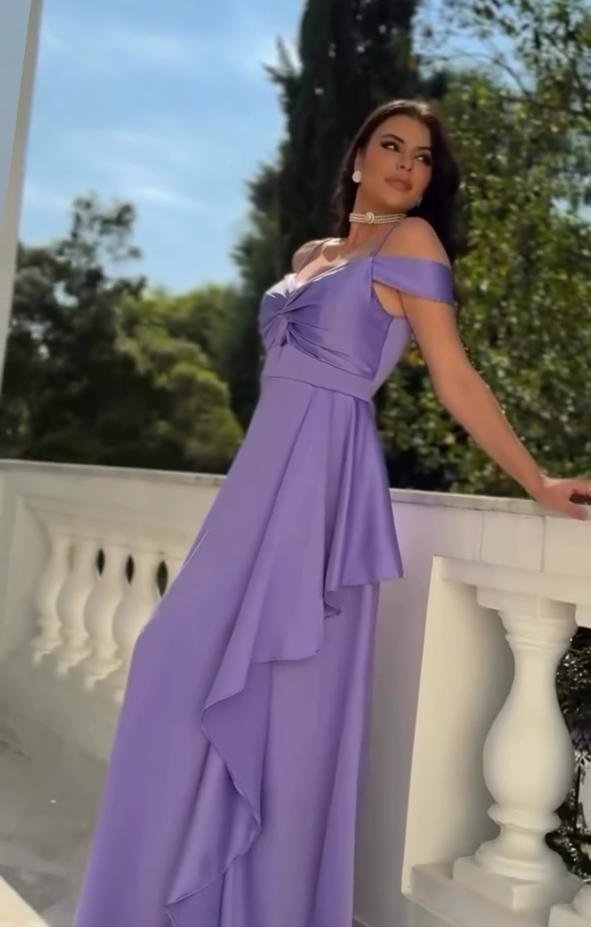 Vestido Lavanda Elegante