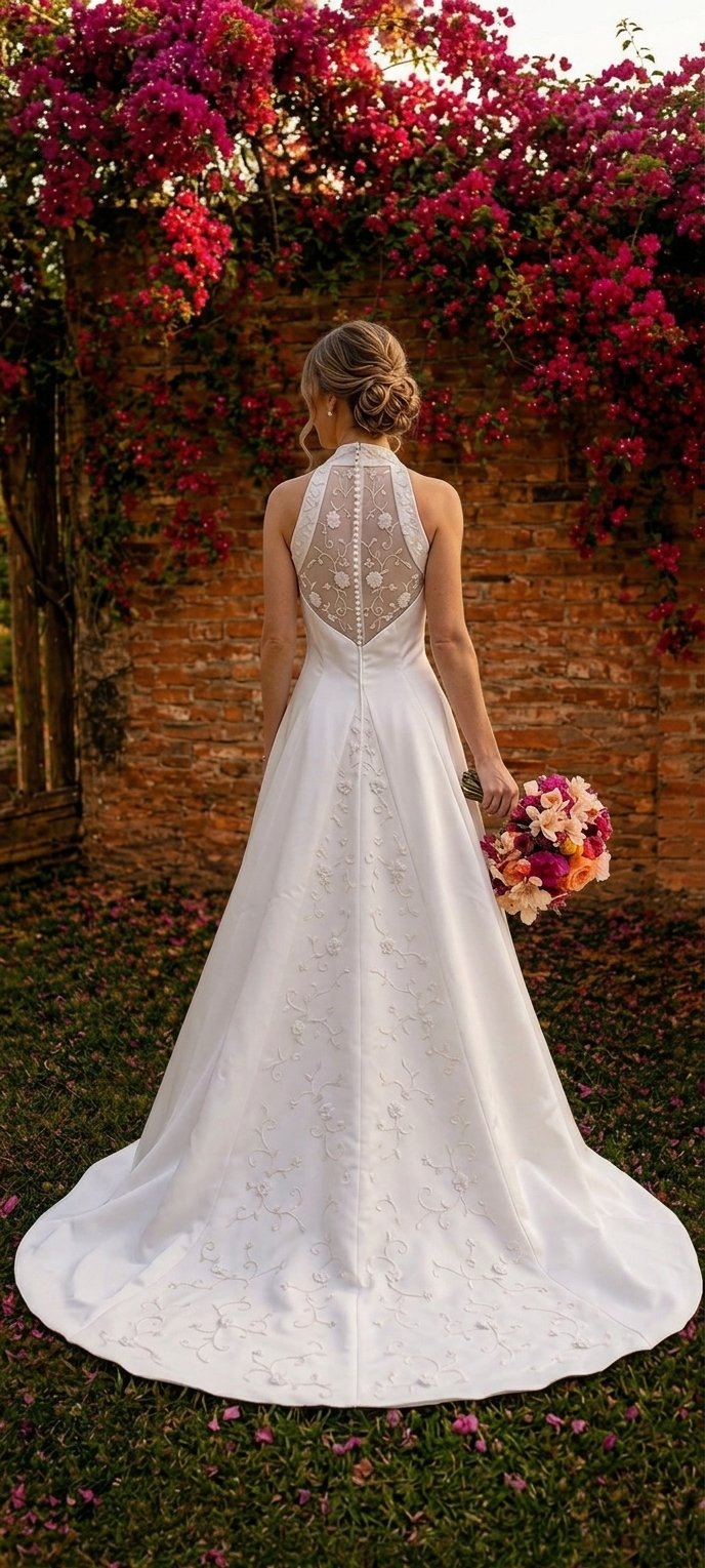 Elegância com Renda Delicada