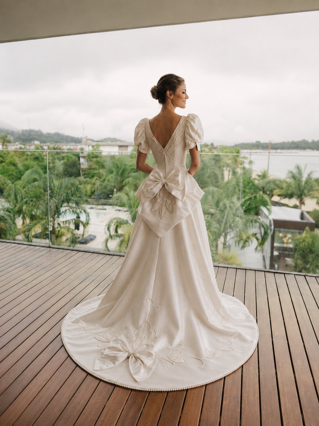 Elegância Clássica com Laço