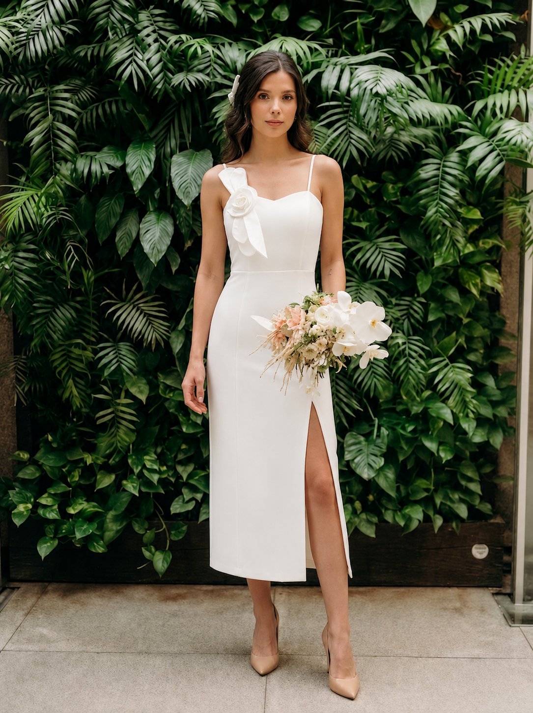 Elegância Minimalista com Fenda